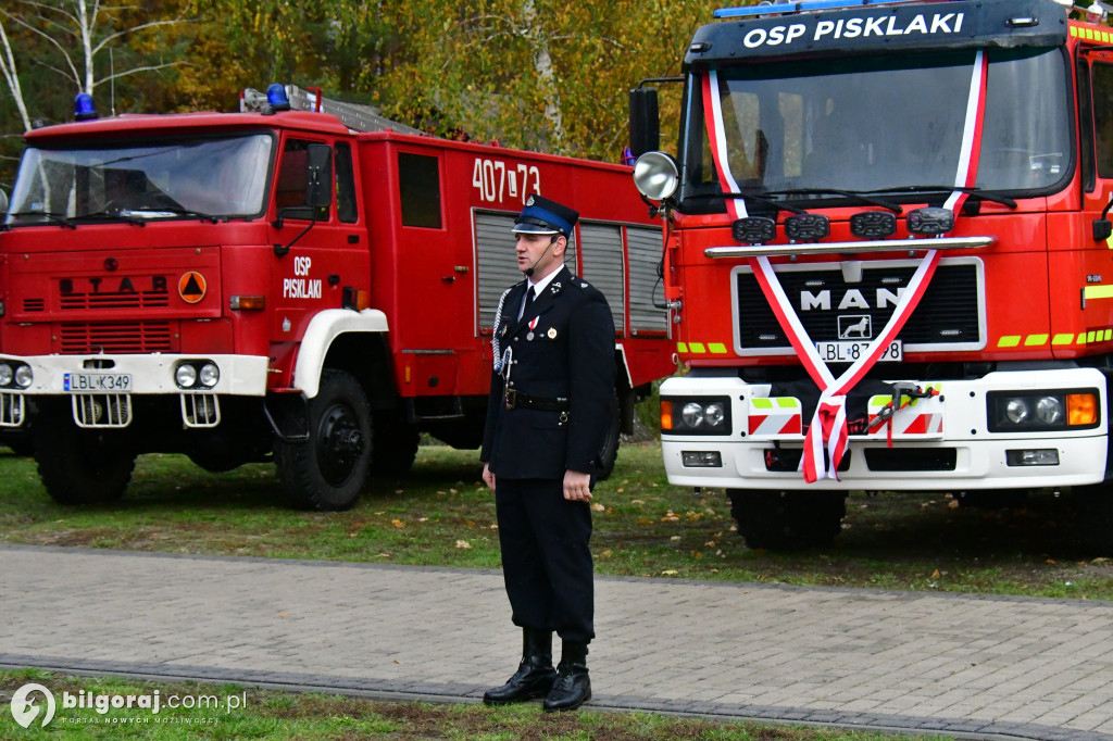 Jest radość w OSP Pisklaki. Jednostka ma nowy bojowy wóz