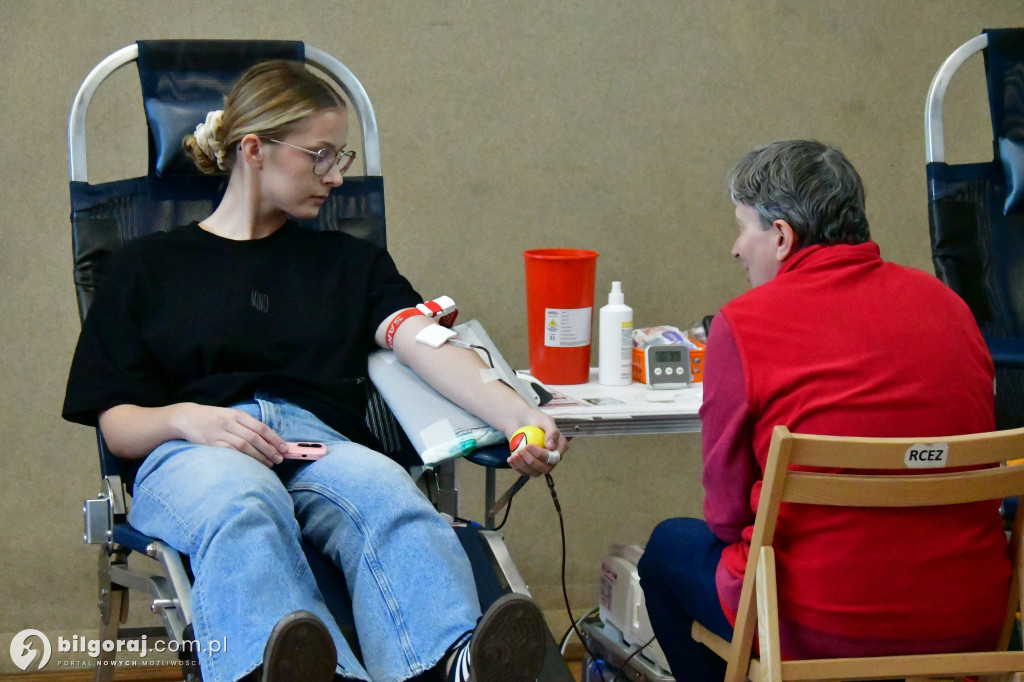 Terenowa akcja poboru krwi w RCEZ Biłgoraj