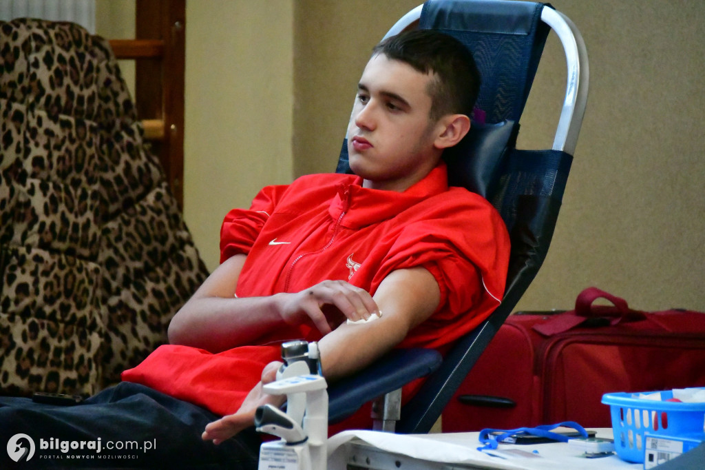 Terenowa akcja poboru krwi w RCEZ Biłgoraj