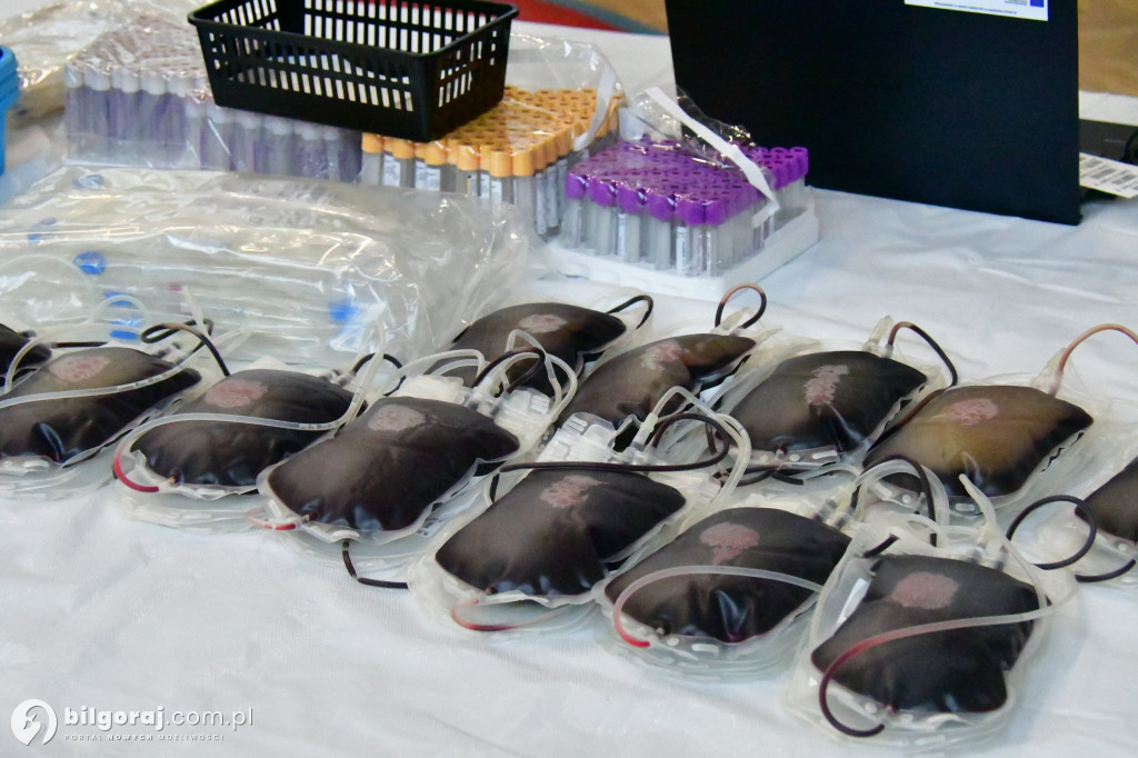 Terenowa akcja poboru krwi w RCEZ Biłgoraj