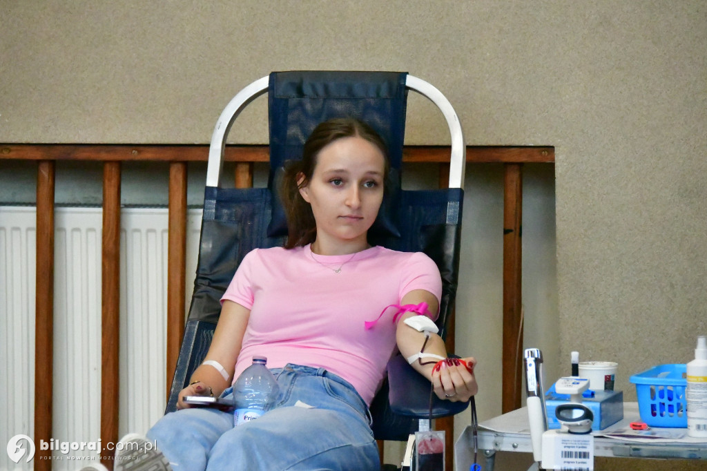 Terenowa akcja poboru krwi w RCEZ Biłgoraj