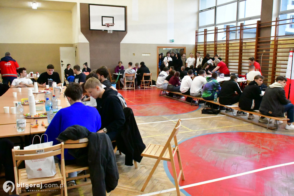 Terenowa akcja poboru krwi w RCEZ Biłgoraj