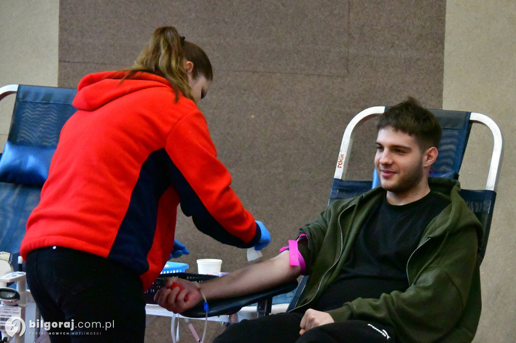 Terenowa akcja poboru krwi w RCEZ Biłgoraj