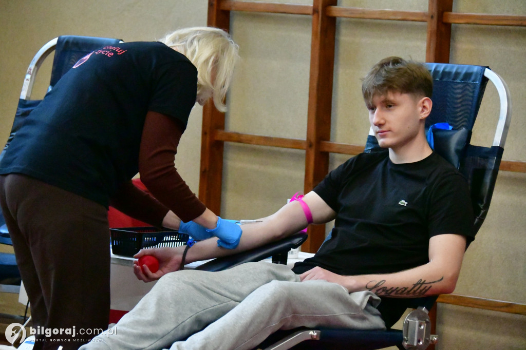 Terenowa akcja poboru krwi w RCEZ Biłgoraj