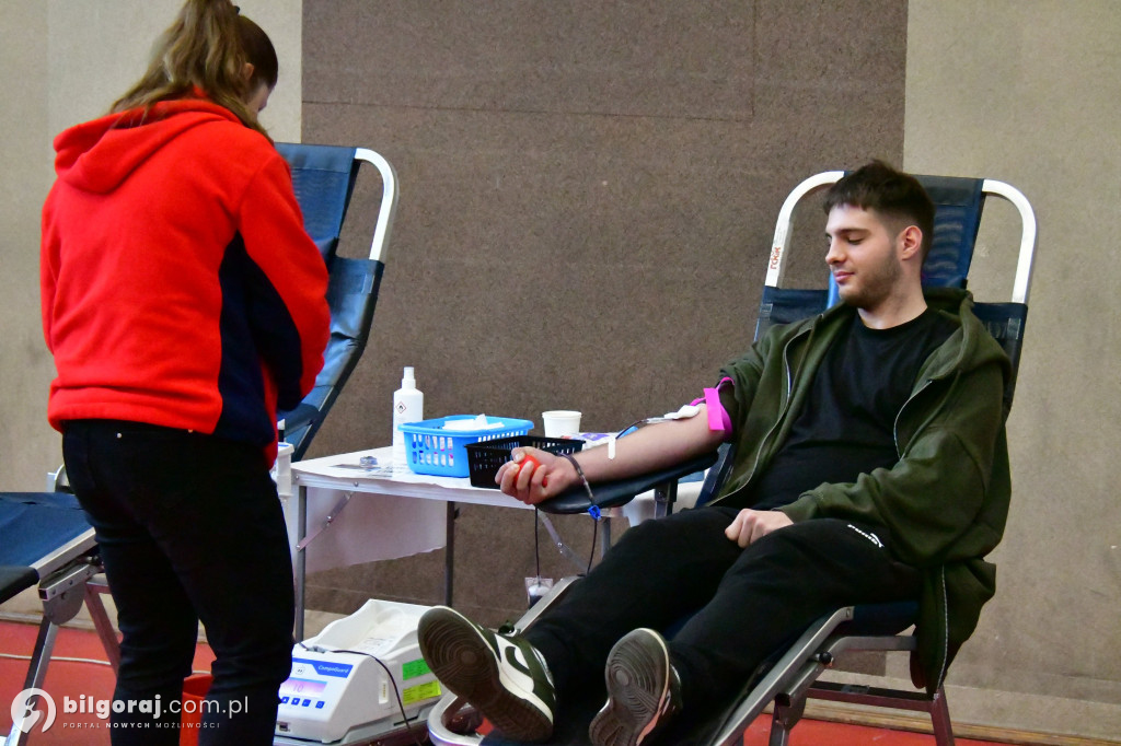 Terenowa akcja poboru krwi w RCEZ Biłgoraj