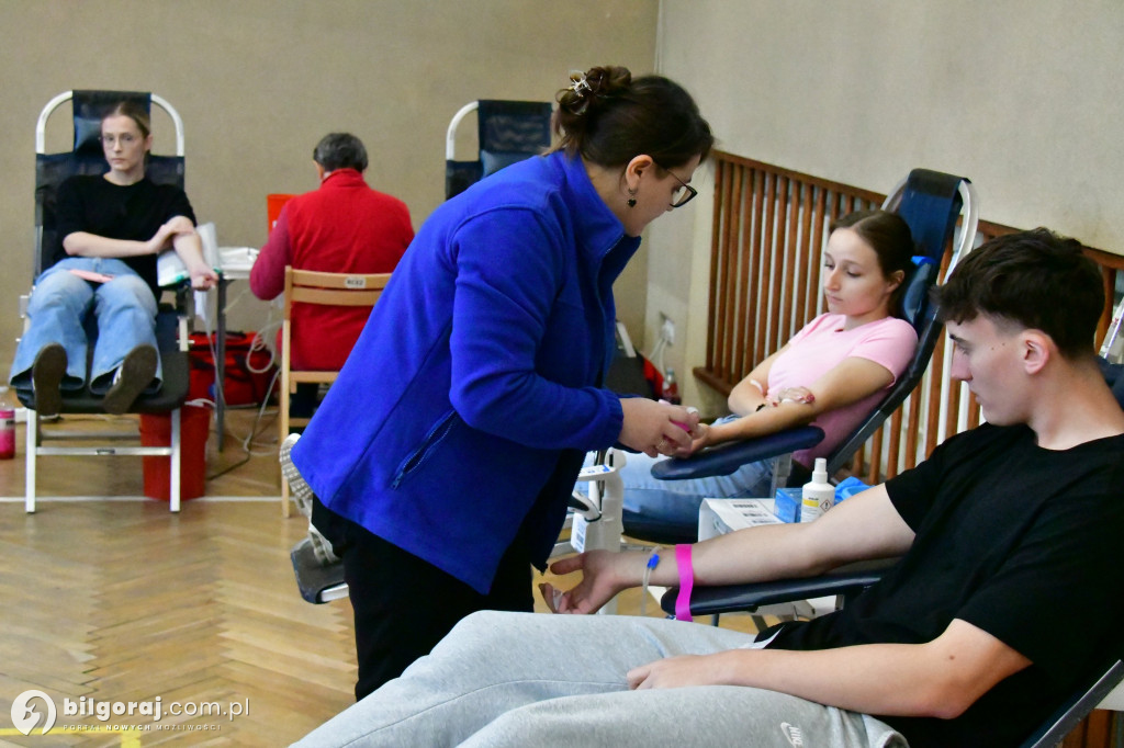 Terenowa akcja poboru krwi w RCEZ Biłgoraj