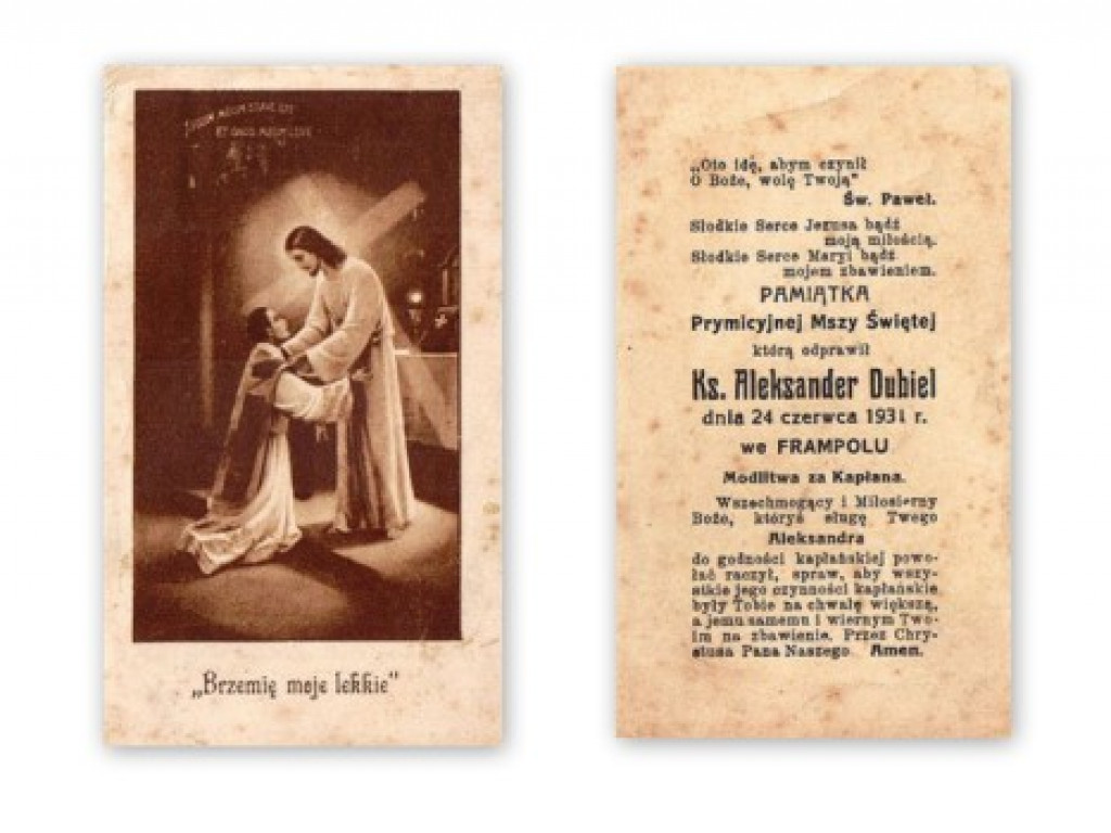 Cykl historyczny: Ksiądz Aleksander Dubiel (1906 – 1940)