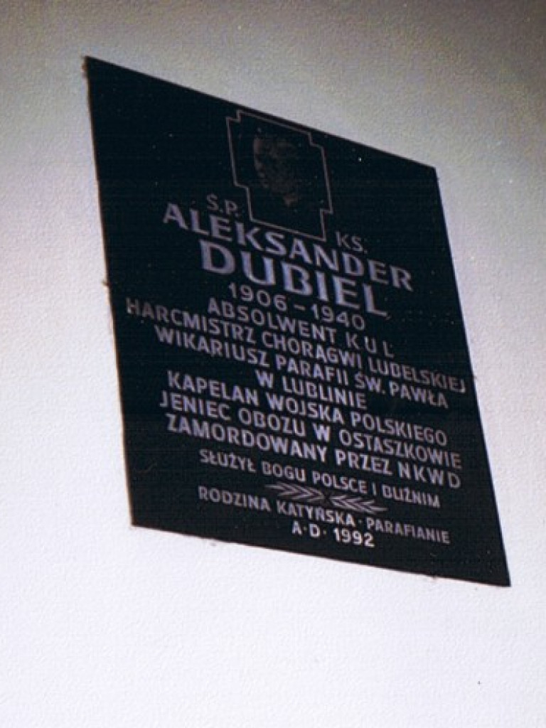 Cykl historyczny: Ksiądz Aleksander Dubiel (1906 – 1940)