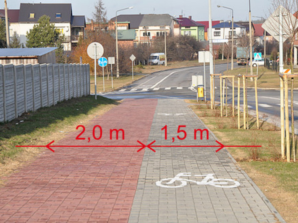 Zmiana organizacji ruchu rowerowego przy ul. Poniatowskiego (na odcinku od ul. Harcerskiej do ul. Cichej)