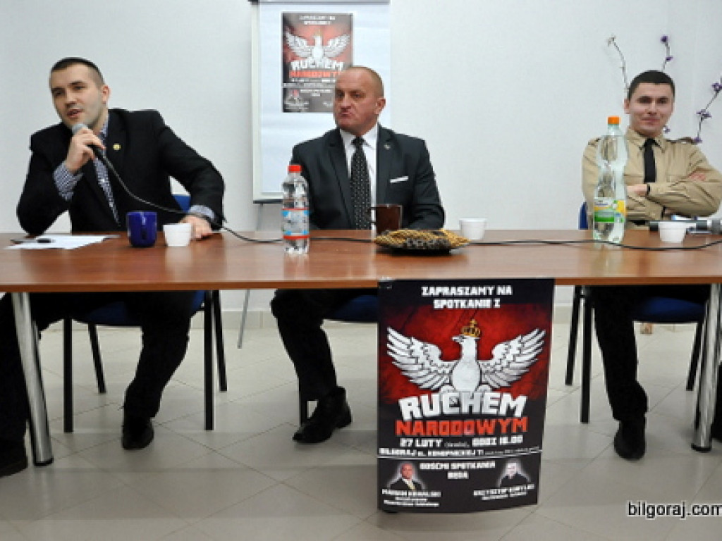 Spotkanie z Obozem Narodowo Radykalnym w Biłgoraju (VIDEO)