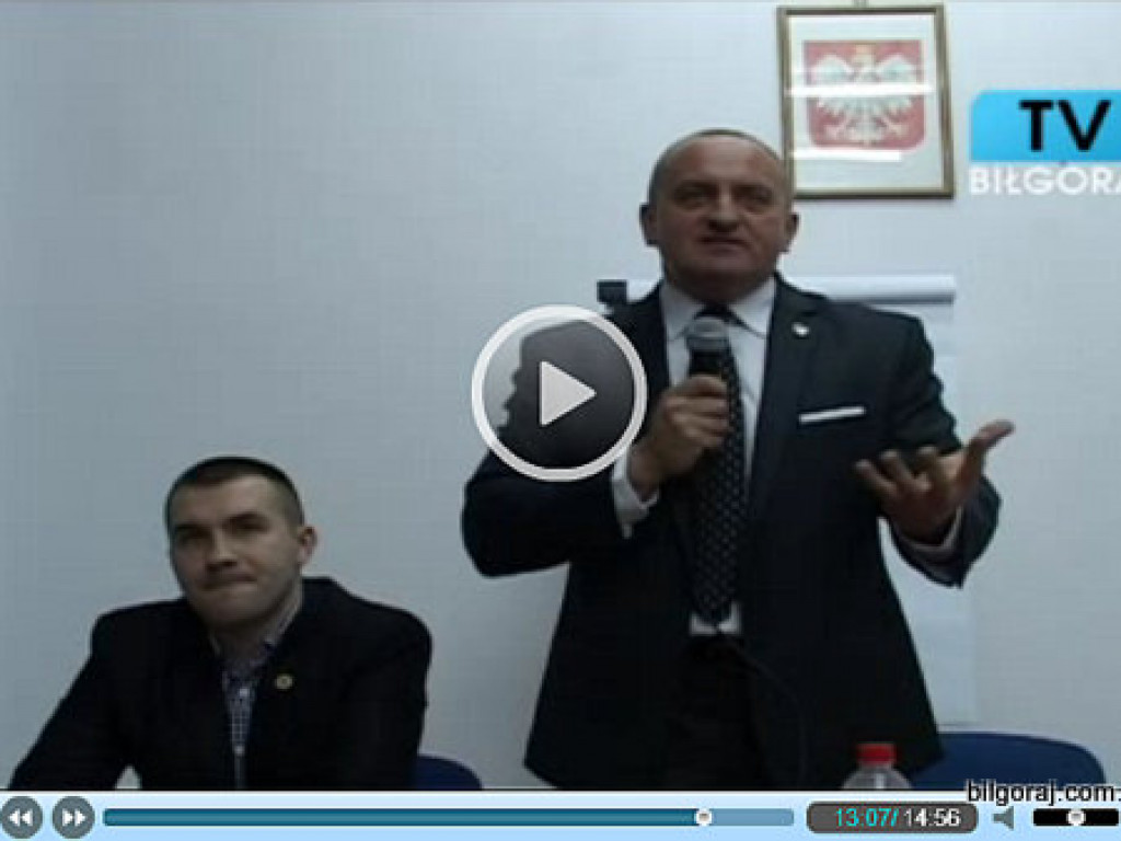 Spotkanie z Obozem Narodowo Radykalnym w Biłgoraju (VIDEO)