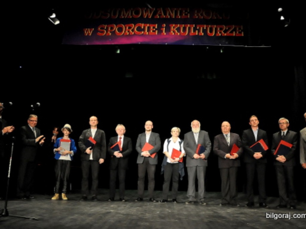 Burmistrz nagrodził najlepszych sportowców i działaczy kultury