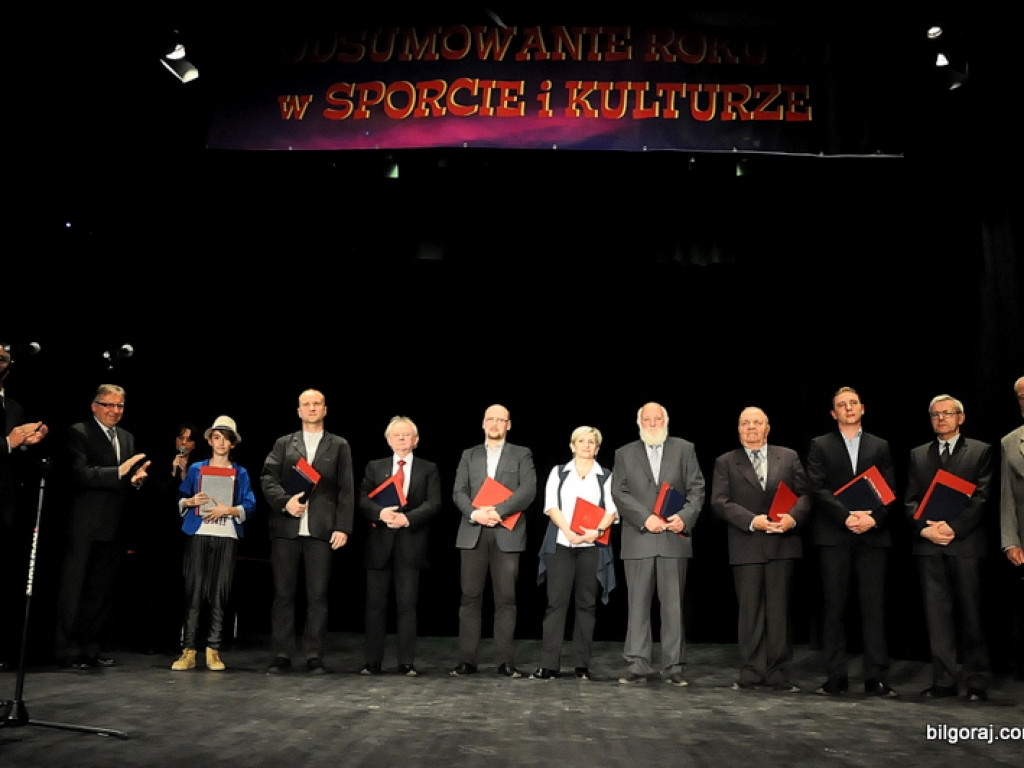 Burmistrz nagrodził najlepszych sportowców i działaczy kultury