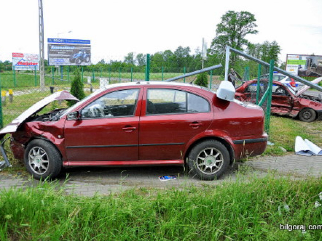 Wypadek na skrzyżowaniu ul. Krzeszowskiej i Granicznej