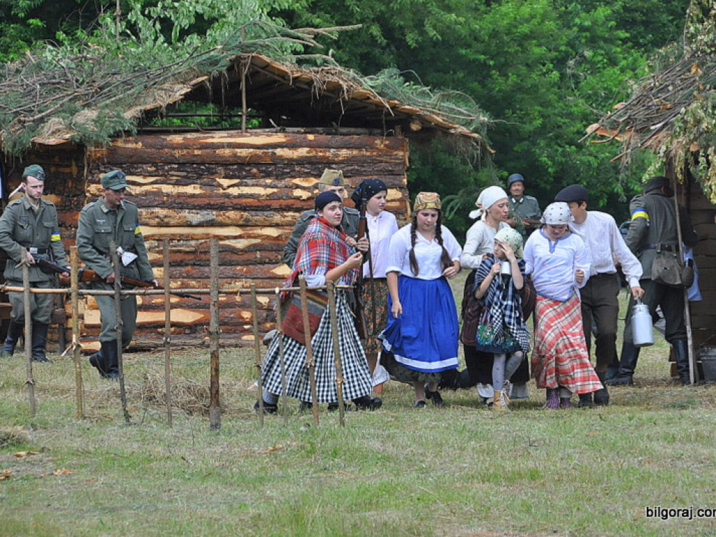 Inscenizacja wysiedlenia Łukowej i atak na ukraiński posterunek
