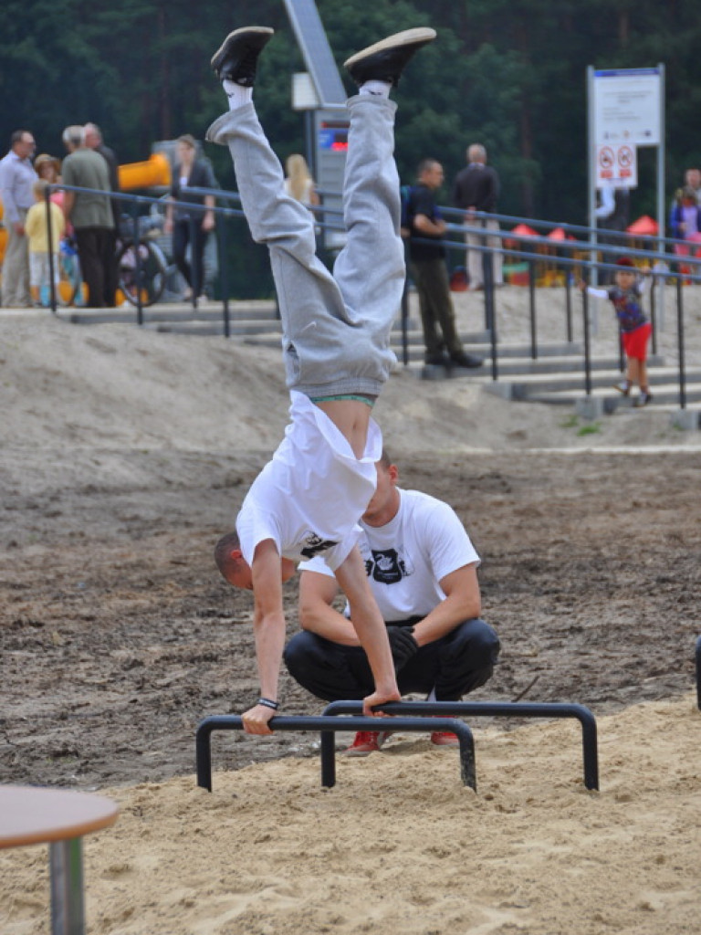 Street workout Biłgoraj - otwarcie parku do ćwiczeń (FOTO)