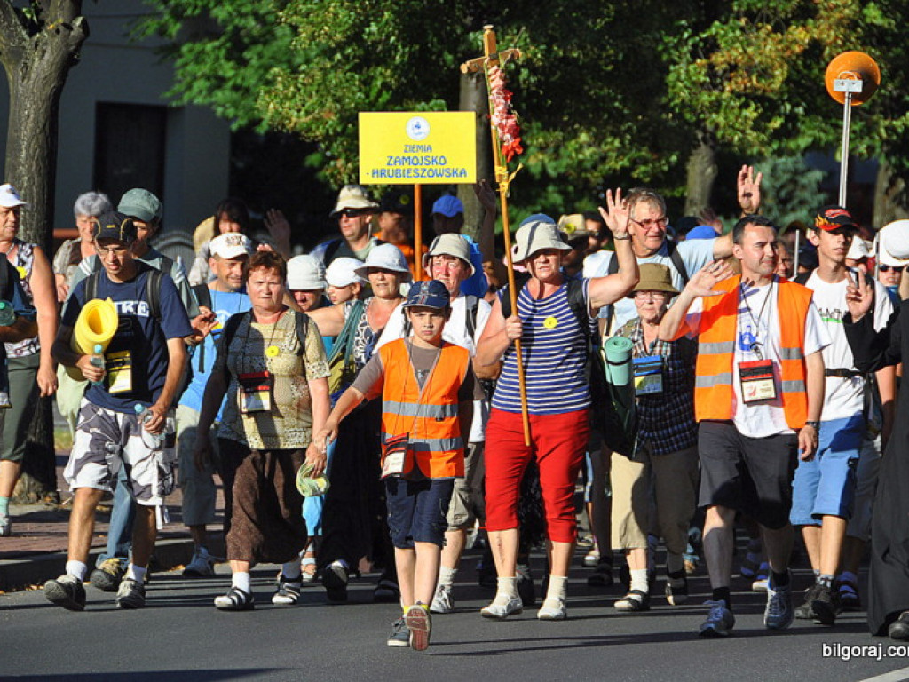 Pielgrzymi przybyli do Biłgoraja (FOTO)