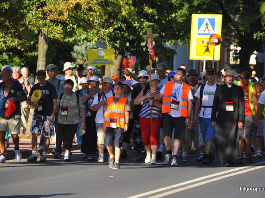 Pielgrzymi przybyli do Biłgoraja (FOTO)