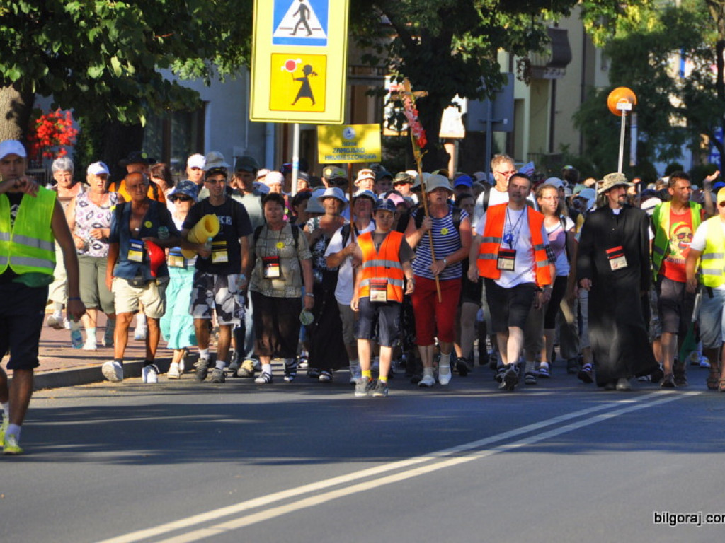 Pielgrzymi przybyli do Biłgoraja (FOTO)
