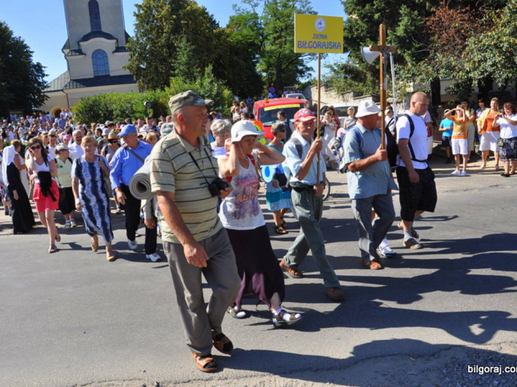 Biłgorajanie w drodze do Częstochowskiej Pani