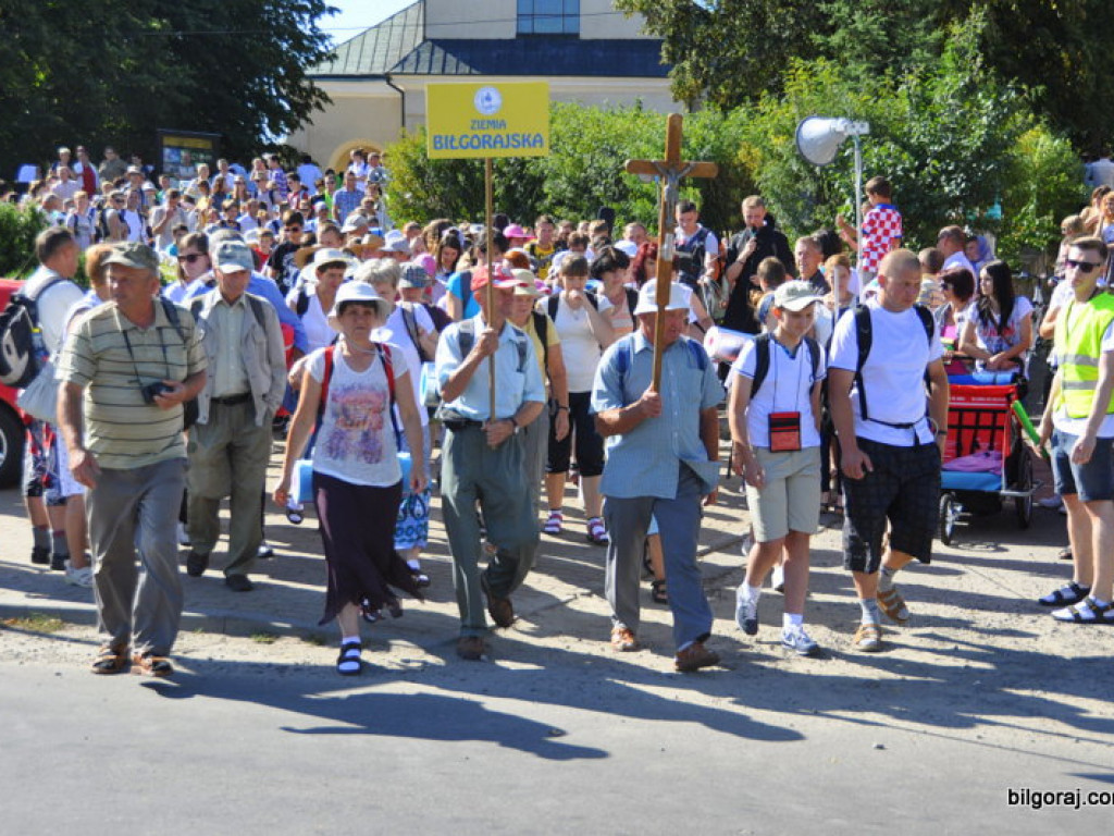 Biłgorajanie w drodze do Częstochowskiej Pani