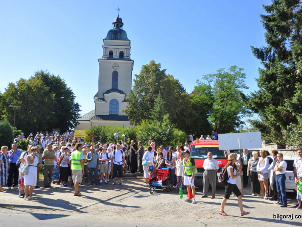 Biłgorajanie w drodze do Częstochowskiej Pani