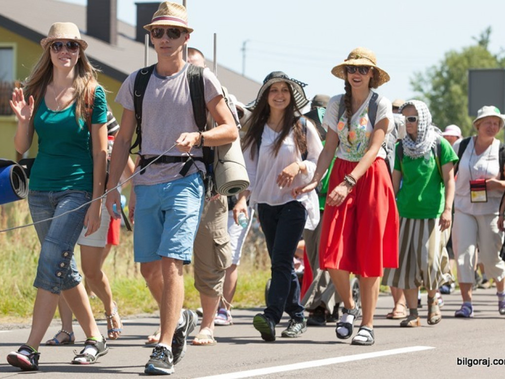 Pierwsze etapy pielgrzymowania Grupy Ziemi Biłgorajskiej (FOTO)
