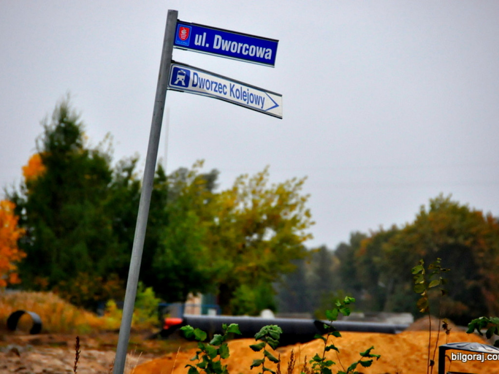 Obwodnica północna Biłgoraja - zdjęcia z placu budowy