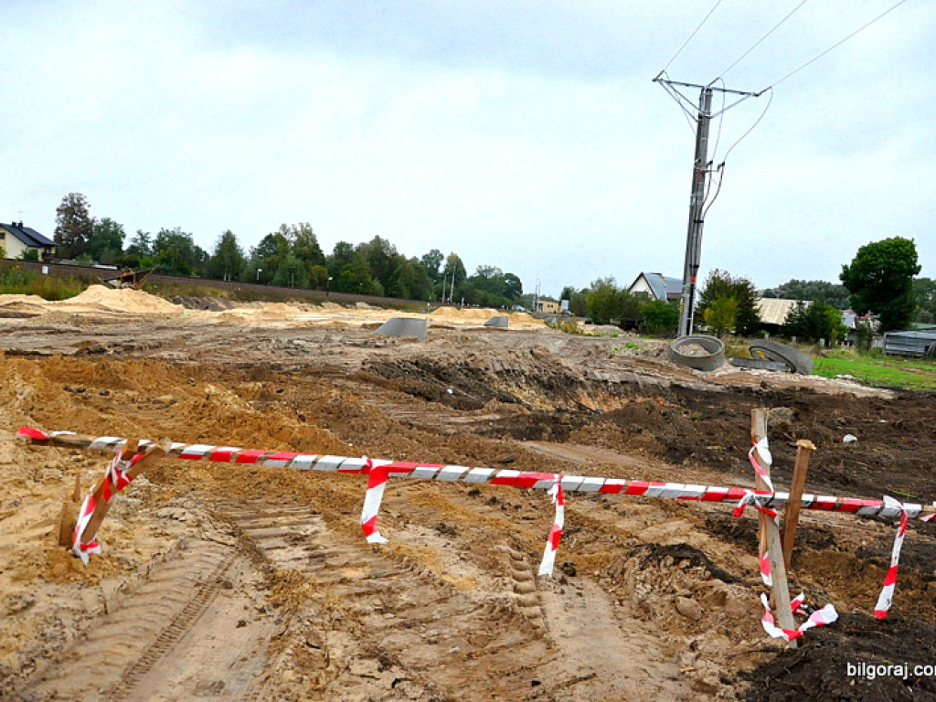 Obwodnica północna Biłgoraja - zdjęcia z placu budowy