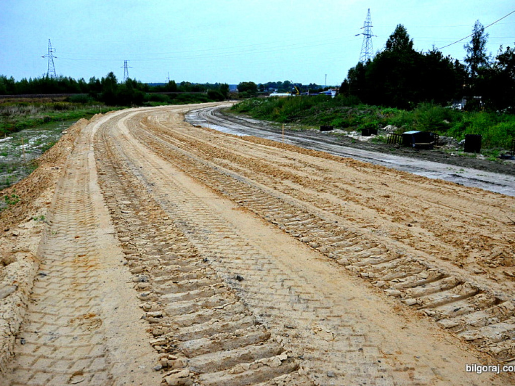 Obwodnica północna Biłgoraja - zdjęcia z placu budowy