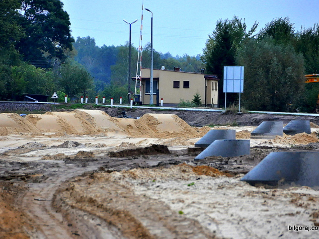 Obwodnica północna Biłgoraja - zdjęcia z placu budowy