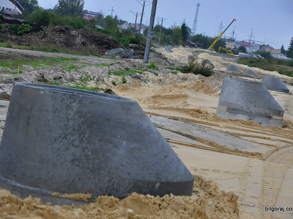 Obwodnica północna Biłgoraja - zdjęcia z placu budowy