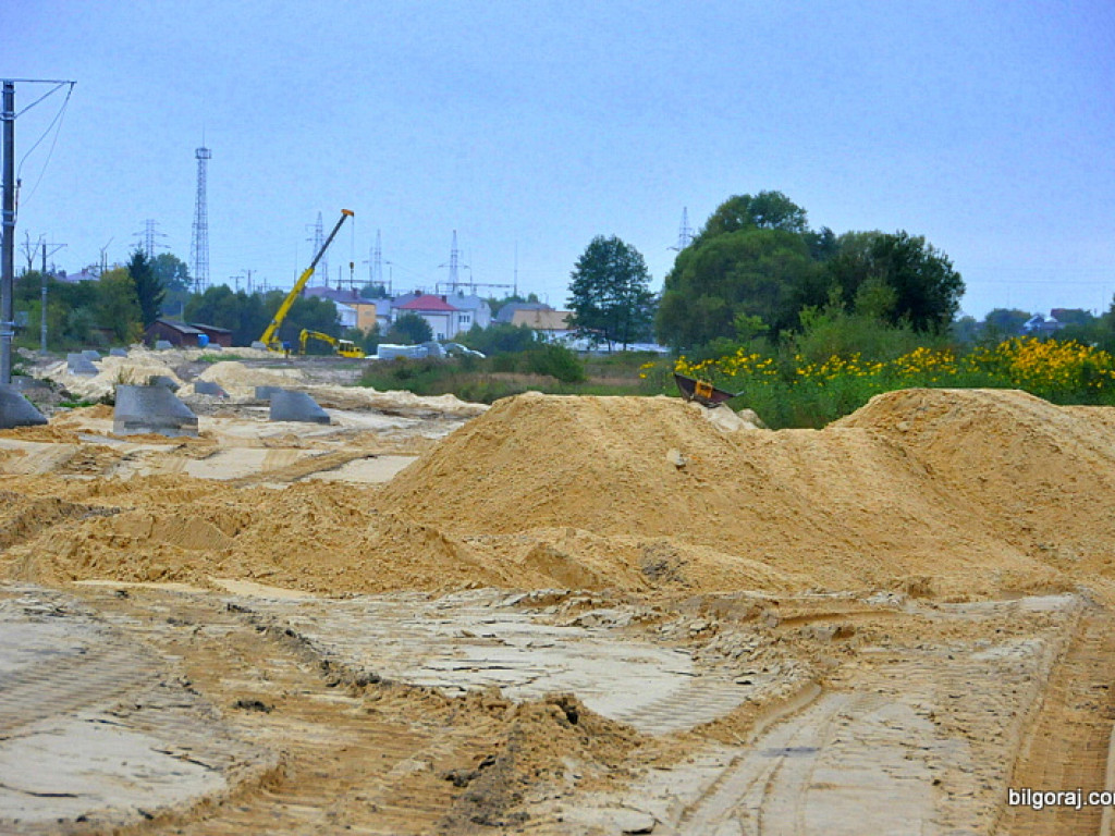 Obwodnica północna Biłgoraja - zdjęcia z placu budowy