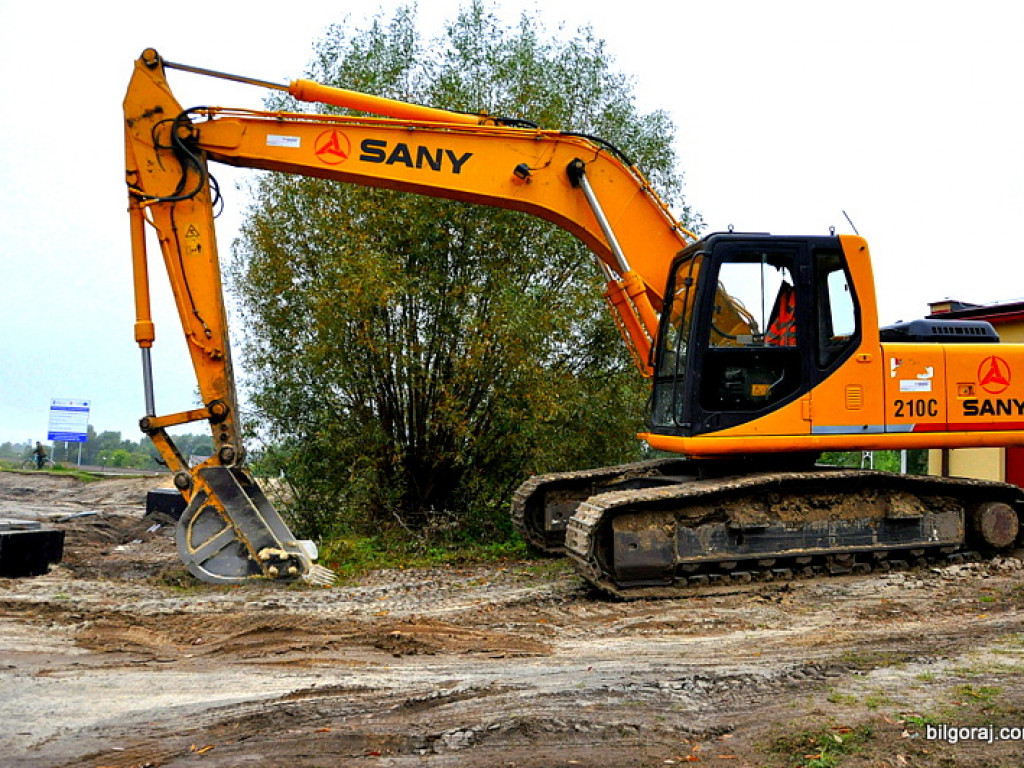 Obwodnica północna Biłgoraja - zdjęcia z placu budowy
