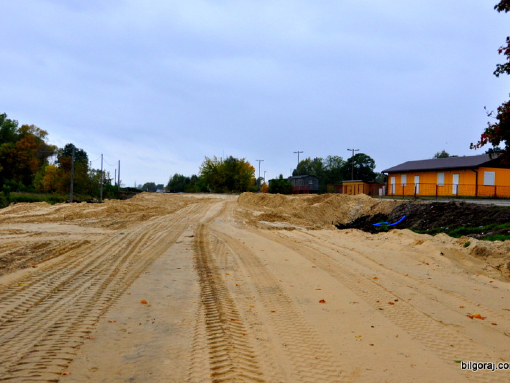 Obwodnica północna Biłgoraja - zdjęcia z placu budowy