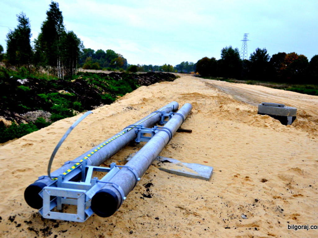 Obwodnica północna Biłgoraja - zdjęcia z placu budowy