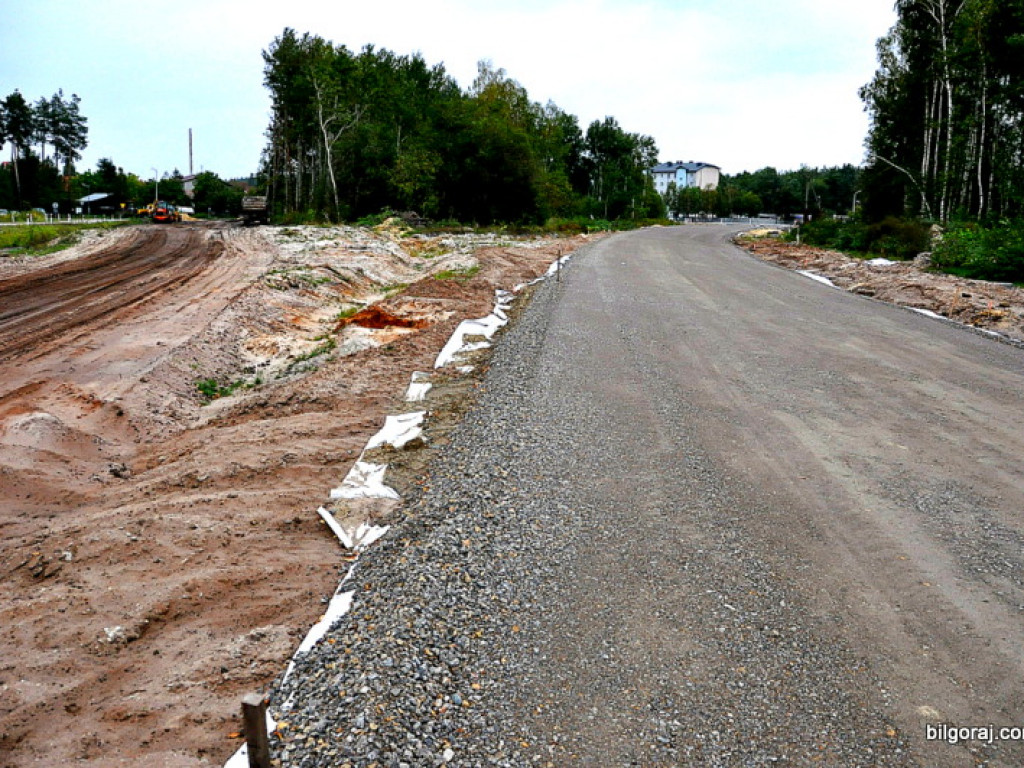 Obwodnica północna Biłgoraja - zdjęcia z placu budowy