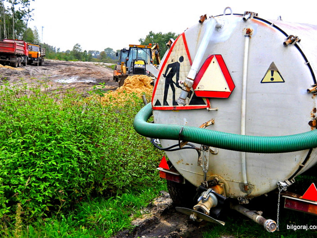 Obwodnica północna Biłgoraja - zdjęcia z placu budowy