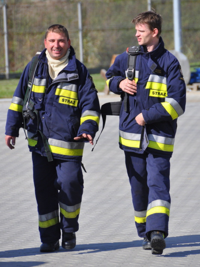 Wyciek amoniaku w Tarnogrodzie. Strażacy ćwiczyli działania w sytuacji zagrożenia chemicznego (FOTO)