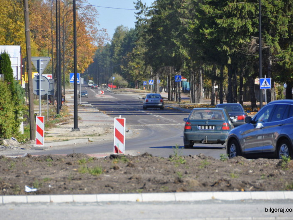 Prace przy przebudowie głównych ulic Biłgoraja na finiszu (FOTO)