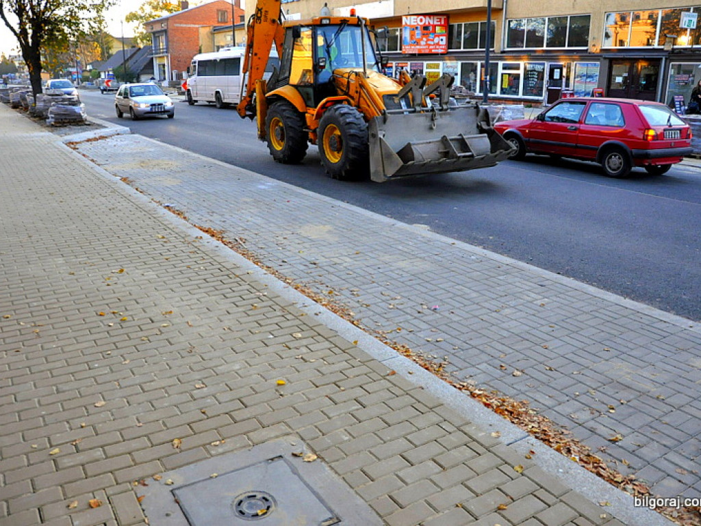 Prace przy przebudowie głównych ulic Biłgoraja na finiszu (FOTO)