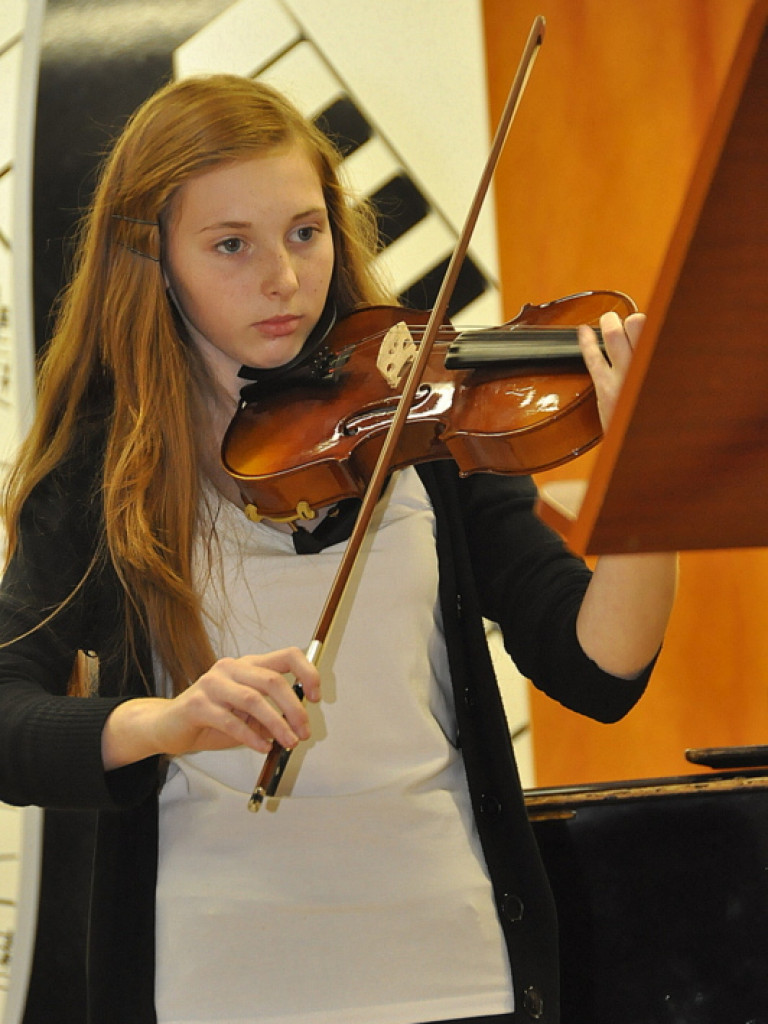 Waldemar Malicki w Biłgoraju. Akompaniował uczniom Państwowej Szkoły Muzycznej
