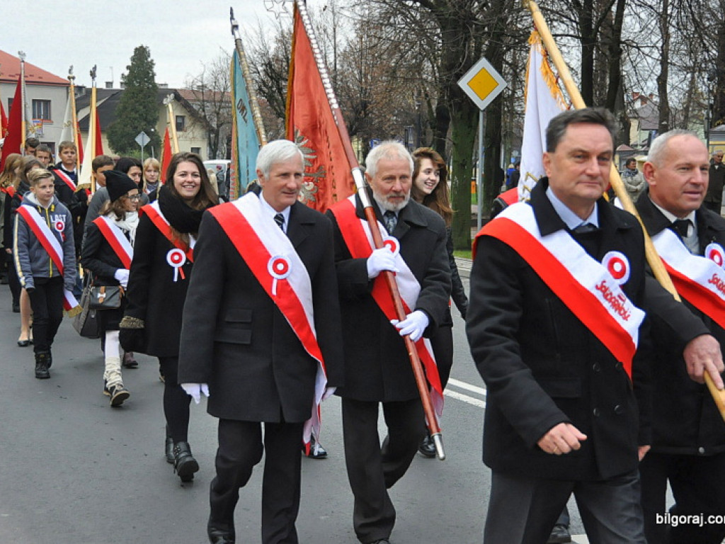 BIŁGORAJ: 95. rocznica odzyskania niepodległości (FOTO)