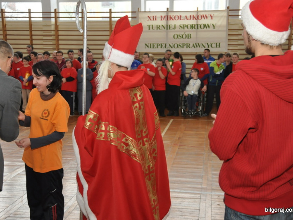 XII Mikołajkowy Turniej Sportowy Osób Niepełnosprawnych (FOTO)