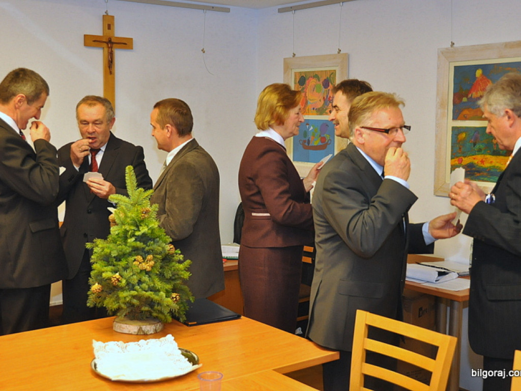 Spotkanie opłatkowe Rady Miasta Biłgoraj (FOTO)