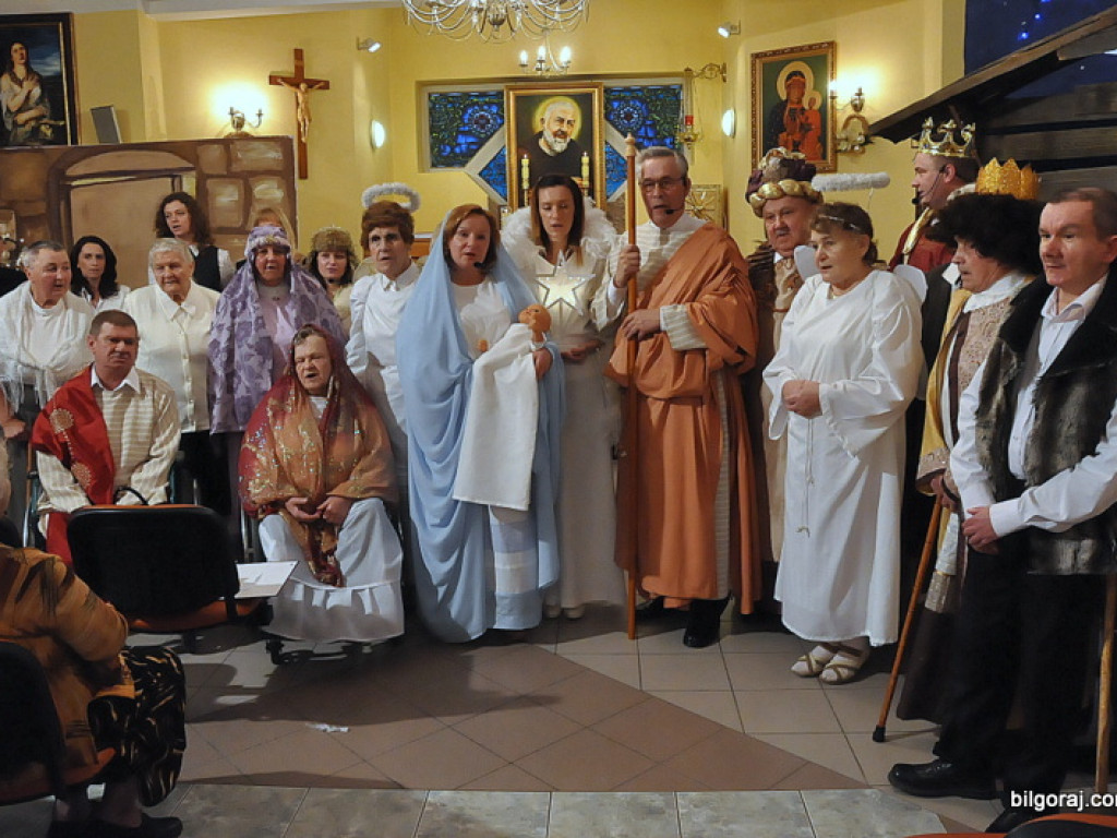 Jasełka w Domu Pomocy Społecznej dla Kombatantów w Biłgoraju (FOTO)