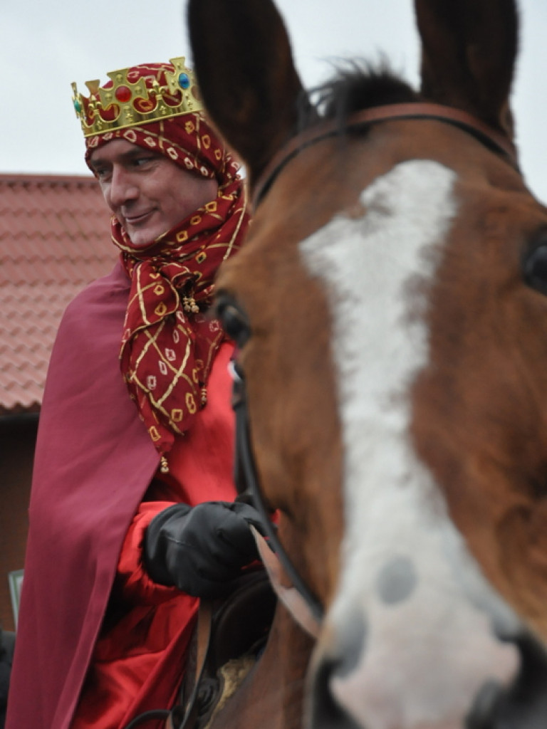 Przez Łukowę przeszedł orszak Trzech Króli (FOTO)