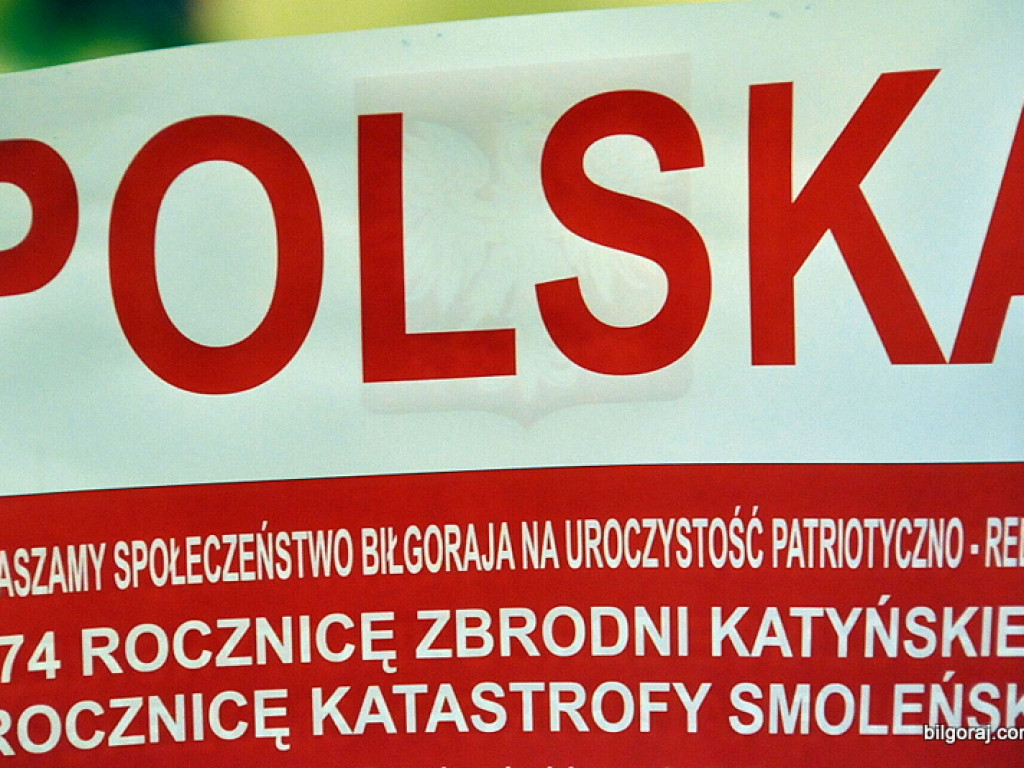 74. rocznica zbrodni katyńskiej i 4. rocznica katastrofy smoleńskiej