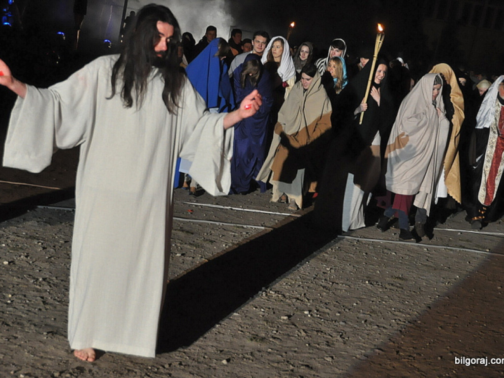 Misterium Męki Pańskiej po raz drugi w Biłgoraju (FOTO)