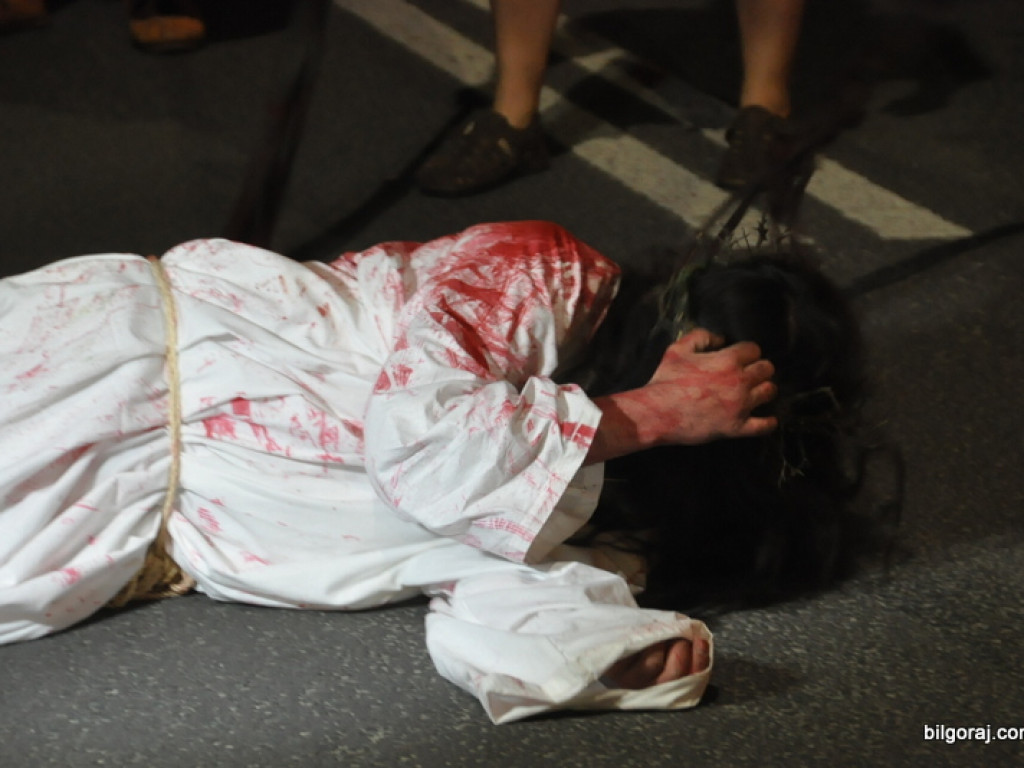 Misterium Męki Pańskiej po raz drugi w Biłgoraju (FOTO)